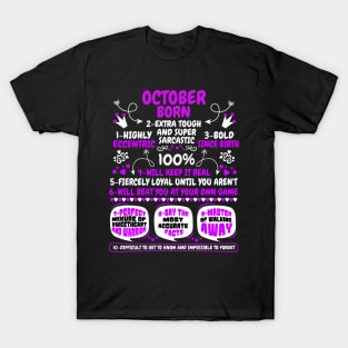 October Born T-Shirt